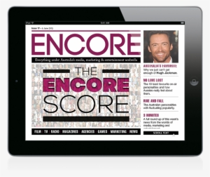 Encore Score Results Revealed - Tablet Computer