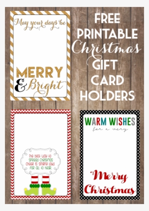 Gift Card Holders-wood Background - Christmas Gift Card Holder Printable