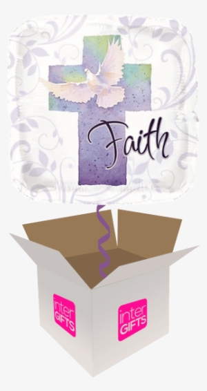 Christian Dove Faith - 20" Faith Q-bloon Balloon - Mylar Balloons Foil