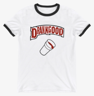 White/black "drankgood W/double Cup" Tee - Neo Got My Back Tshirt