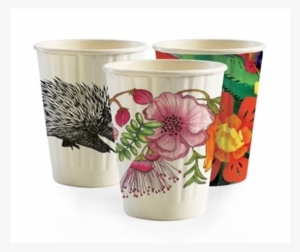 Biopak Art Series Double Wall Cups - Art Series Cups