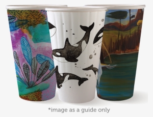 Art Series 16oz Double Wall Coffee Cup - Coffee Cup