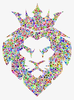 This Free Icons Png Design Of Chromatic Tiles Lion