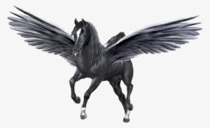 Pegasus Png - Black Pegasus Png