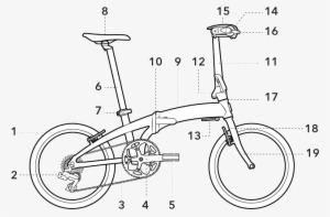 We've Made A List Of All Your Bike's Parts, So You - Line Art