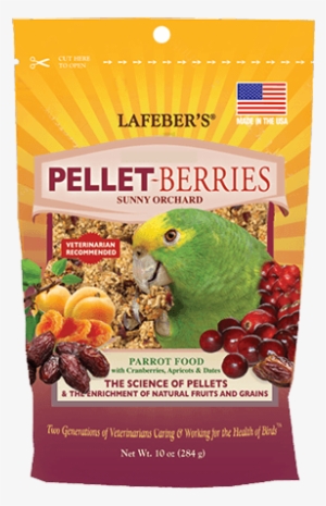 Pellet Berries For Parrots - Lafeber's Pellet-berries Sunny Orchard, Parrot, 3.5