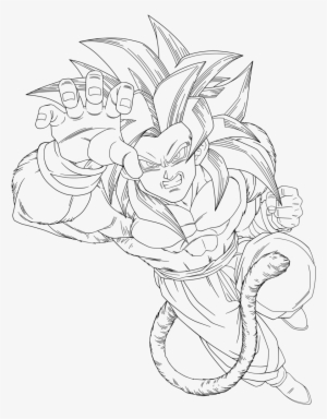 Super Saiyan 4 Goku drawing  DragonBallZ Amino