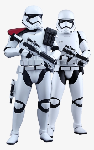 First Order Stormtrooper Officer And Stormtrooper Twin - Hot Toys First Order Stormtrooper Officer And Stormtrooper