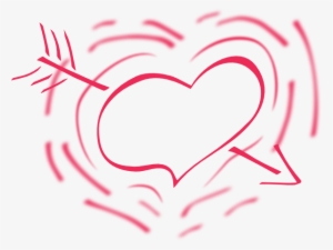 This Free Clipart Png Design Of Heart, Pink, Arrow,
