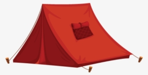 Camping In Forest With Tent And Campfire - Transparent Background Tent Png