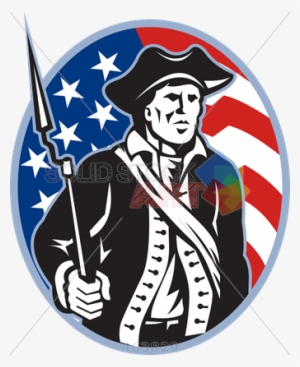 Stock Illustration Of Old Fashioned Cartoon Rendition - American Revolution Colonial Word Search
