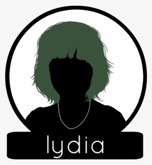 Lydia Circle Bg Label - Clip Art