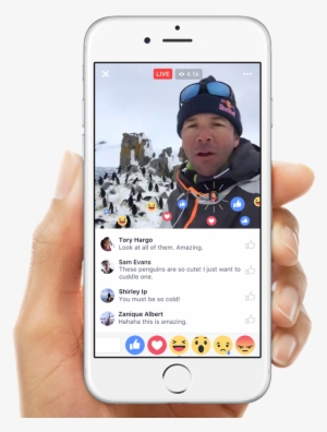 Live Reactions Ios - Facebook Live Stream Mobile