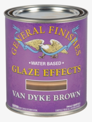 General Finishes Van Dyke Brown Glaze Effects, Quart - Fish Products