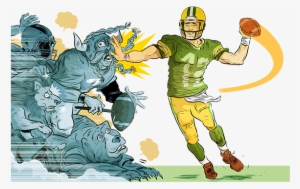 Aaron Rodgers And His Streak Of Victories - Illustration