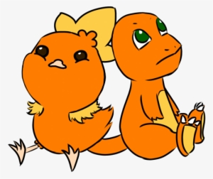 Torch And Charmander Spend A Lot Of Time Looking At - Torchic