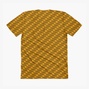 Neon Wavy Lines Gold Women's Crew Neck T-shirt - Blauer Morpho Schmetterling Kundengerecht Geschenkpapier