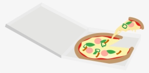 Pizza Box Public Domain Cuisine Meatball - Clip Art
