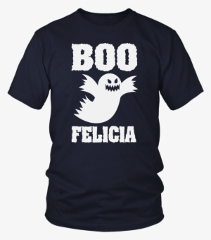 Halloween Scary Ghost Boo Felicia Tshirt - Craft White Noise And Black Metal