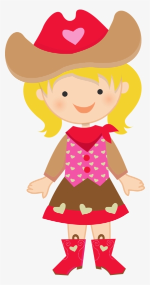 Transparent Stock Pin By Dennise Ruiz On Clip Art - Niña Vaquera Dibujo