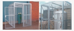 Galvanised Mesh Security Cages - Net