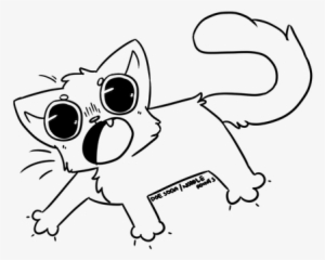 Banner Black And White Download Collection Of Derpy - Derpy Cat Drawing