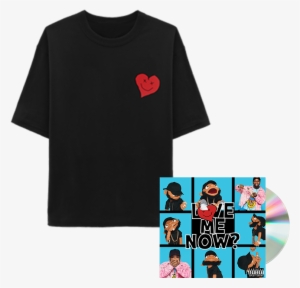 "love Me Now" Black T-shirt Cd Digital Album - Love Me Now?