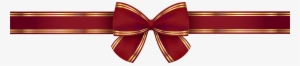 Gold Gift Bow Png Download - Red Gold Ribbon Png