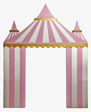 Pink Circus / Carnival Tent Backdrop - Circus