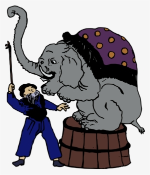 Elephants African Elephant Drawing Circus Cartoon - Cracking Jokes: Studies Of Sick Humor Cycles