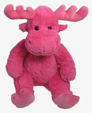 Pink Moose Plush Toy Wishpets - Wishpets Plush 14 Inch Pink Sitting Moose Stuffed Animal