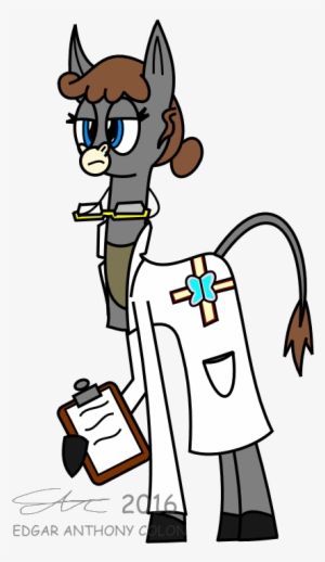 Asses Clipart Clipboard - Donkey In A Lab Coat