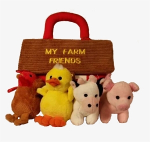 Stuffed Animal Farm Friends 8" Plush Carrier By Aurora - Stuffed Toy