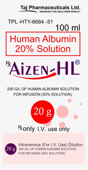 Aizen ® Hl Albumin Inj - Nichd