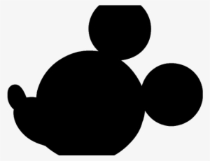 Mickey Mouse Head Silhouette - Mickey Mouse Silhouette