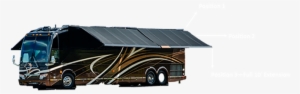 Unlike Traditional Open/close Awnings, Our Coach Awning - Roof