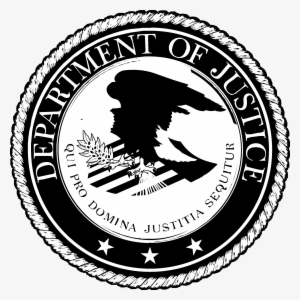 Us Department Of Justice Logo Black And White - Us Department Of Justice Logo Png