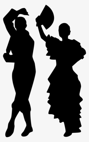 Man And Woman Flamenco Dance Silhouettes Comments - Flamenco Dance Silhouette