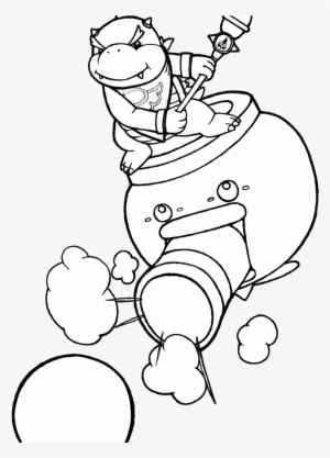Nice Bowser Jr Coloring Pages Family Super Mario Character - Bowser Jr.