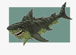 Mutant Shark By Mcslackerton On Deviantart Png Freeuse - Mutant Shark