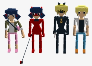Miraculous Tales Of Ladybug And Cat Noir Figures - Lego Ladybug And Catnoir