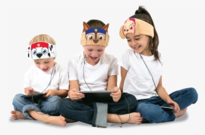 Kids Headphones In A Cozy Soft Fleece Headband - Paw Patrol Cozyphones