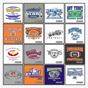 Custom Football Logos For Shirts - Football Camp Shirts