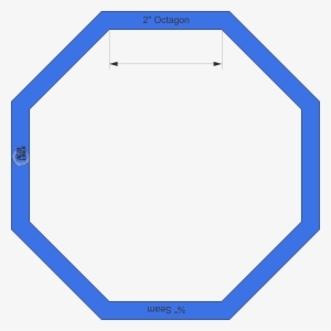Octagon 2″ Inch Acrylic Template I Spy With ⅜” Seam