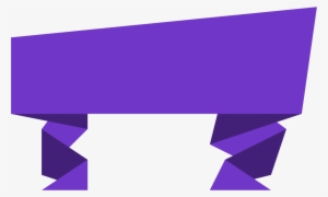 Purple Banner Download Png Image - Simple Banner Vector Png