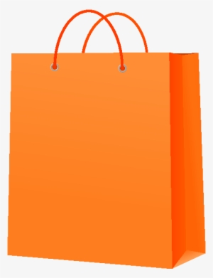 Paperbag Orange - Orange Paper Bag Png Transparent PNG - 460x600 - Free ...