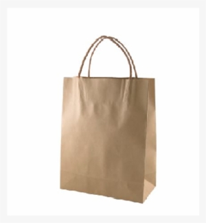 Budget Bags - Kraft Bag With Handles Png