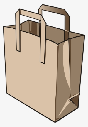 Bag, Paper Bag, Paper, Commissions, Food, Supermarket - Clip Art Paper Bag