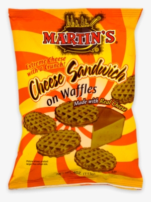 Martin's Cheese Sandwich On Waffles - Martins Cheese Sandwich On Waffles - 4 Oz Bag