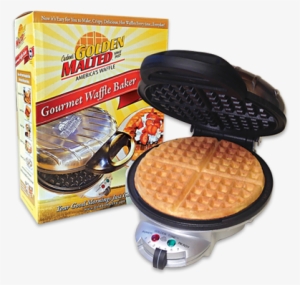 Golden Malted Waffle Baker